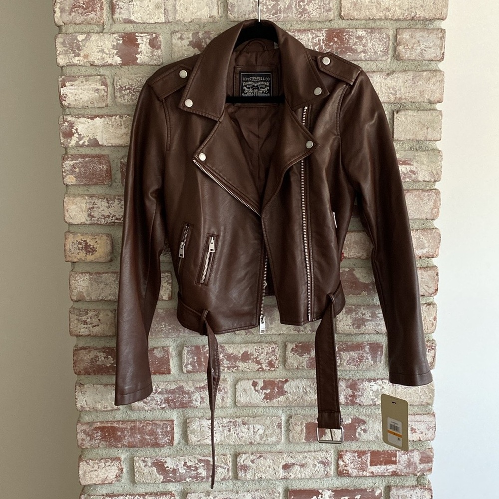 Levi’s Faux Leather Moto Jacket (NWT)